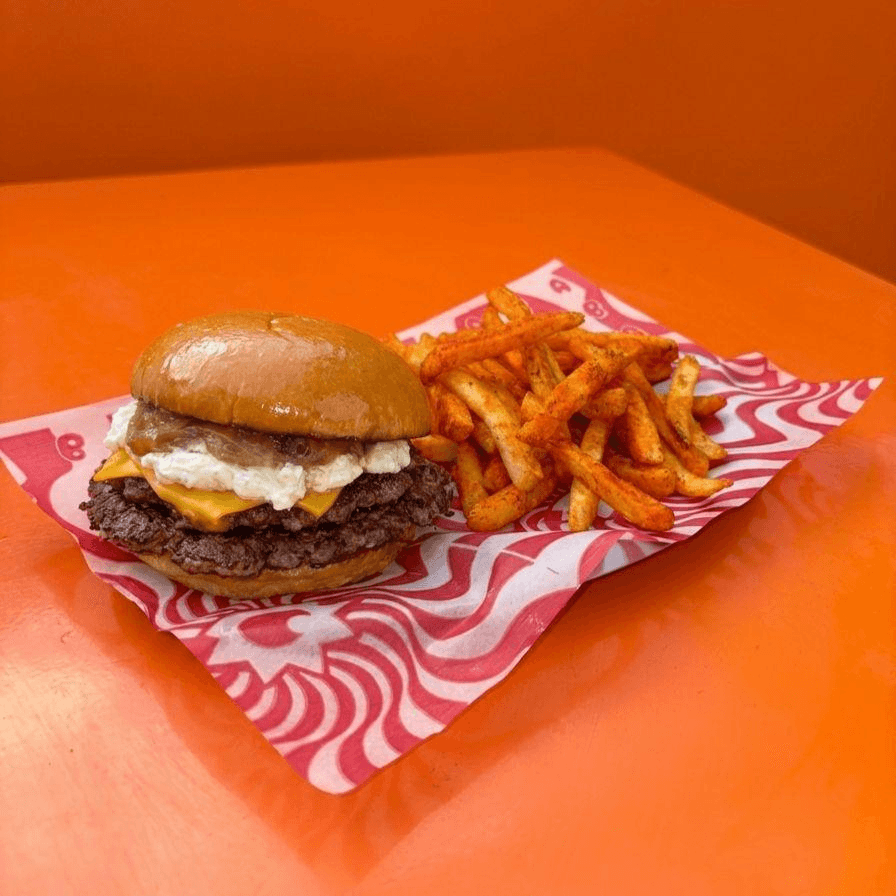Sour cream roque doble + papas