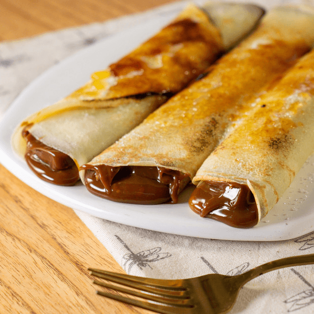 Dulce de leche pancake