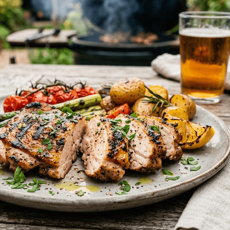 Grilled leg and thigh