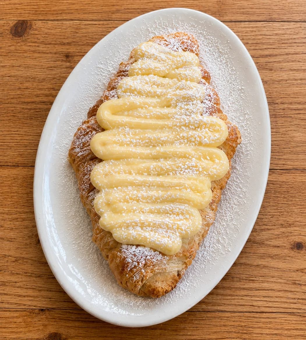Croissant recheado doce