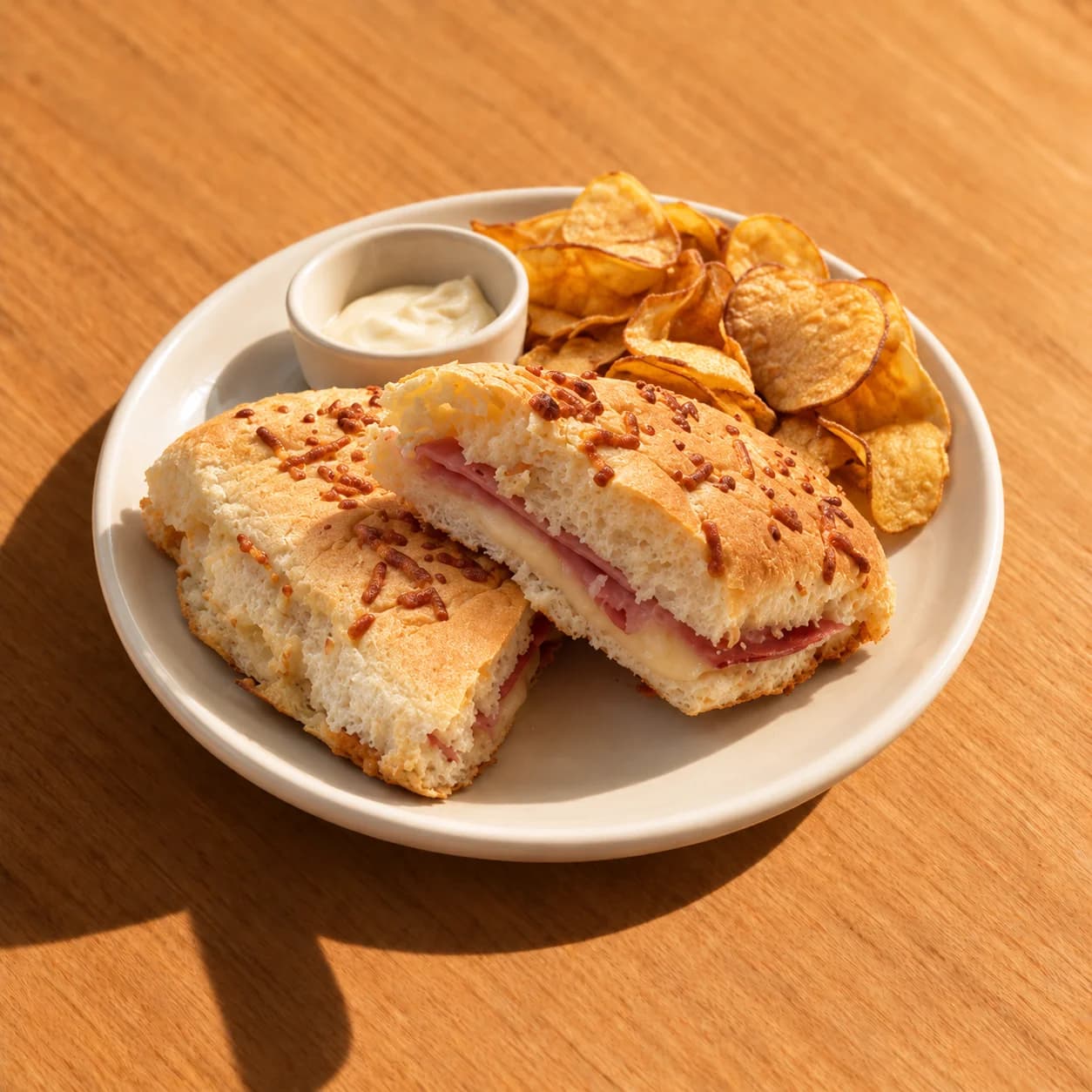 Ciabatta de Jamón y Queso