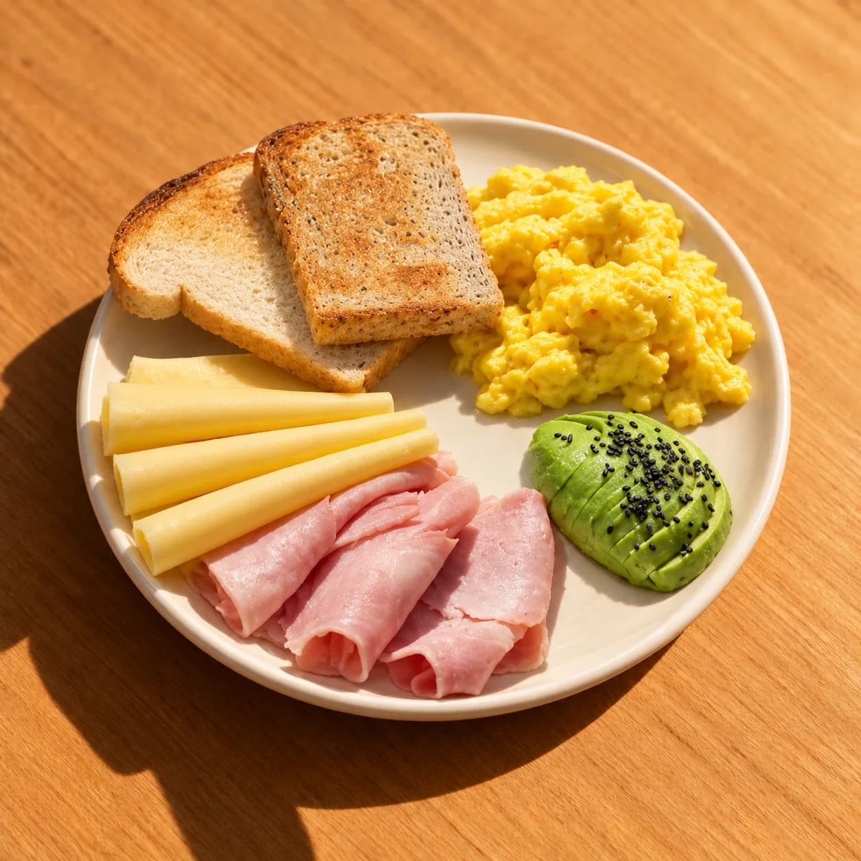 Desayuno Proteico Palta y Tostadas