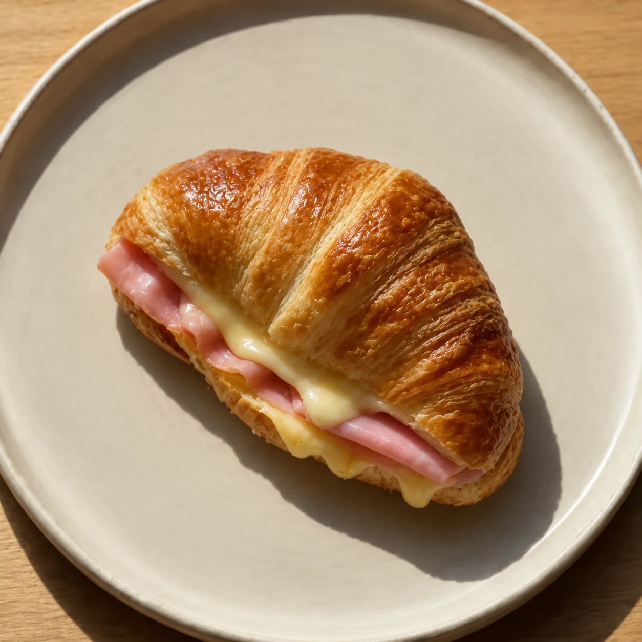 Medialuna con Jamón y Queso