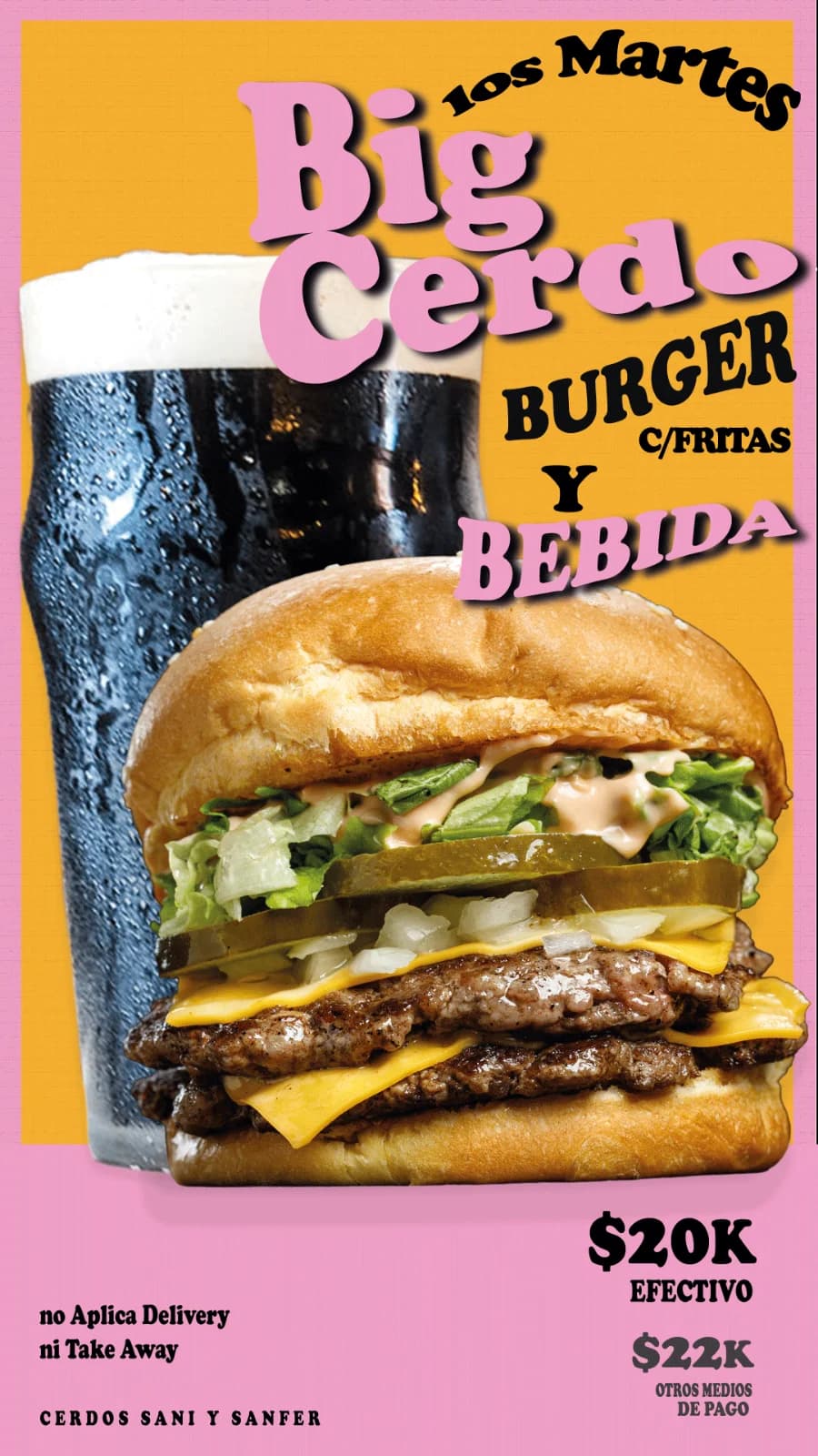 Big Cerdo + Bebida