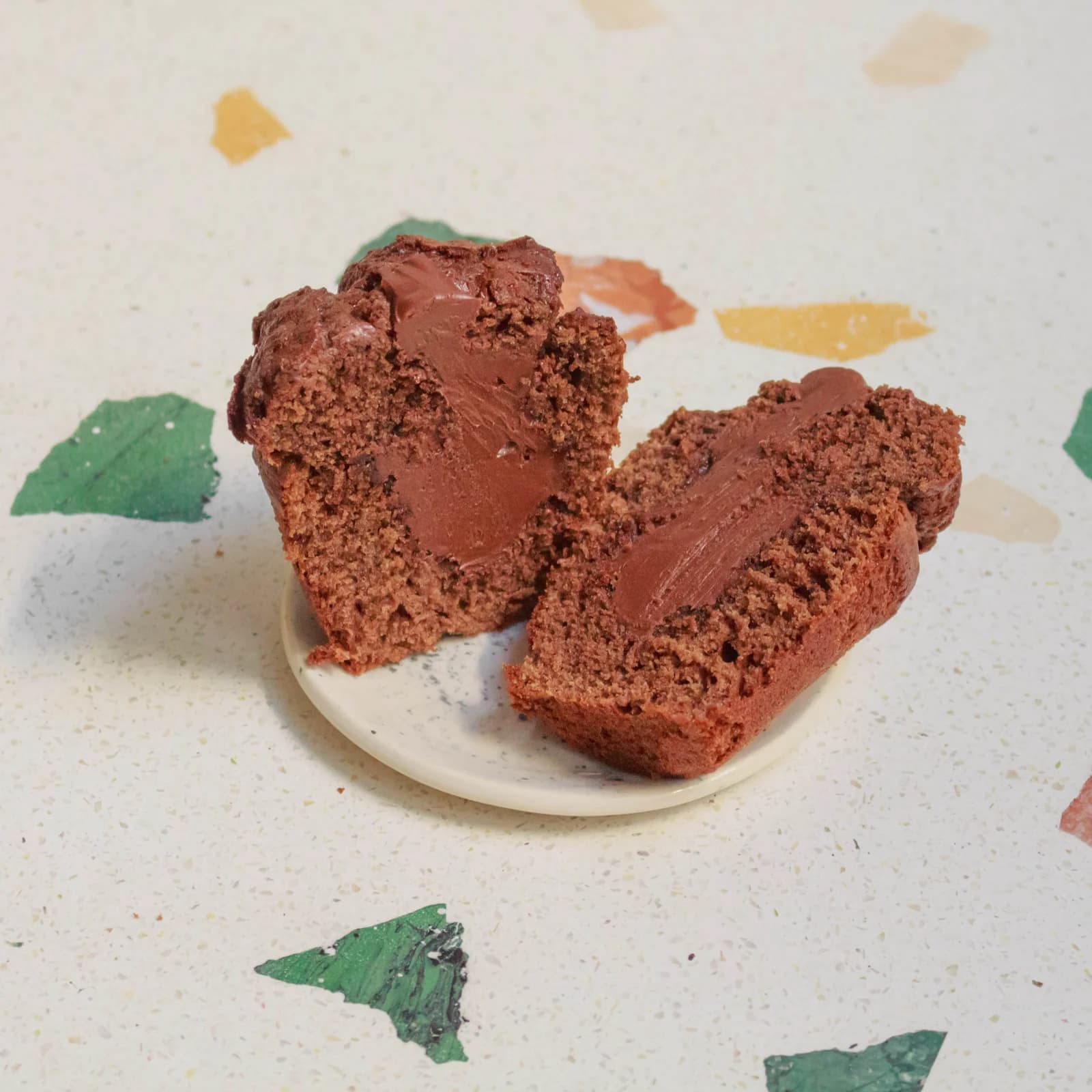 Muffin chocolate con Nutella