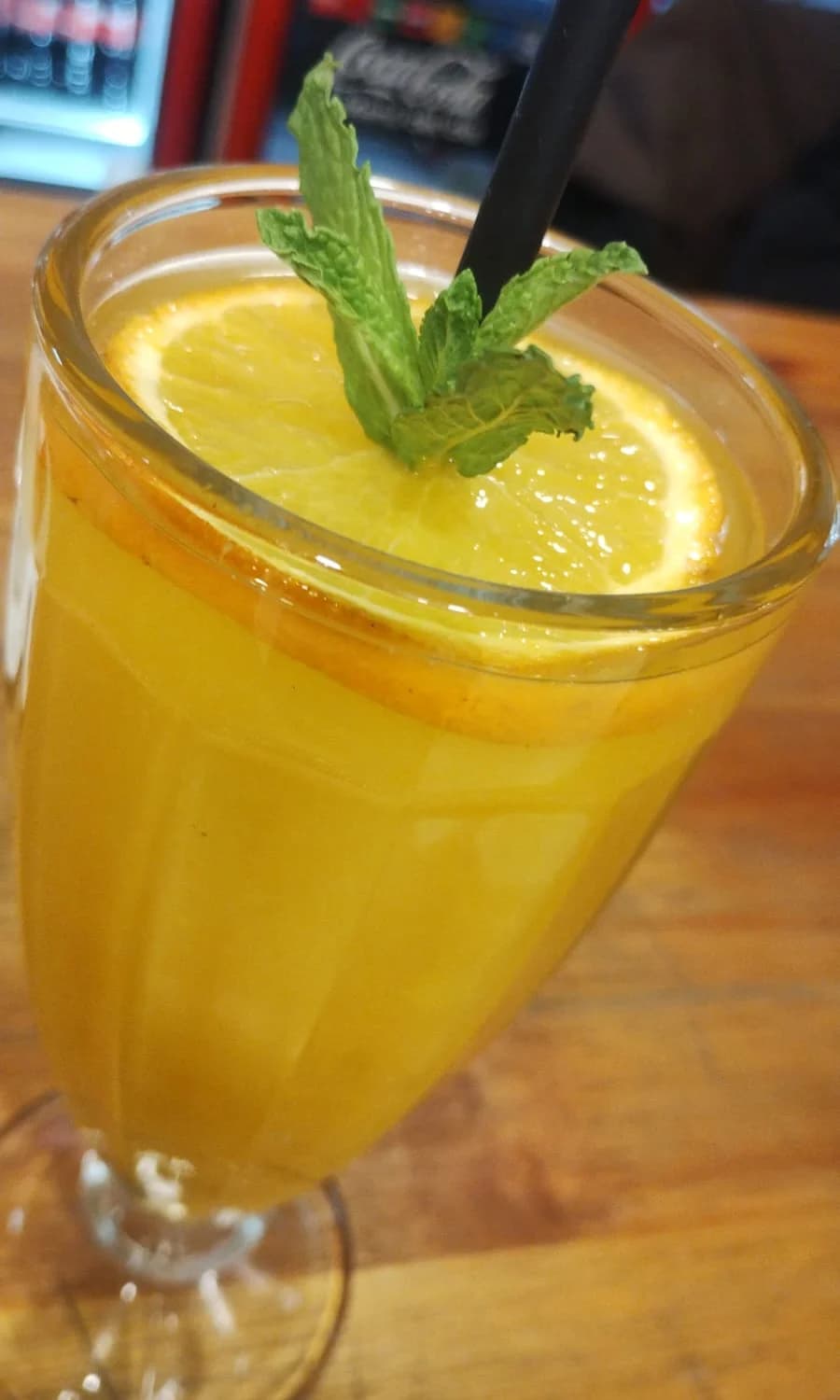 Exprimido natural de naranja