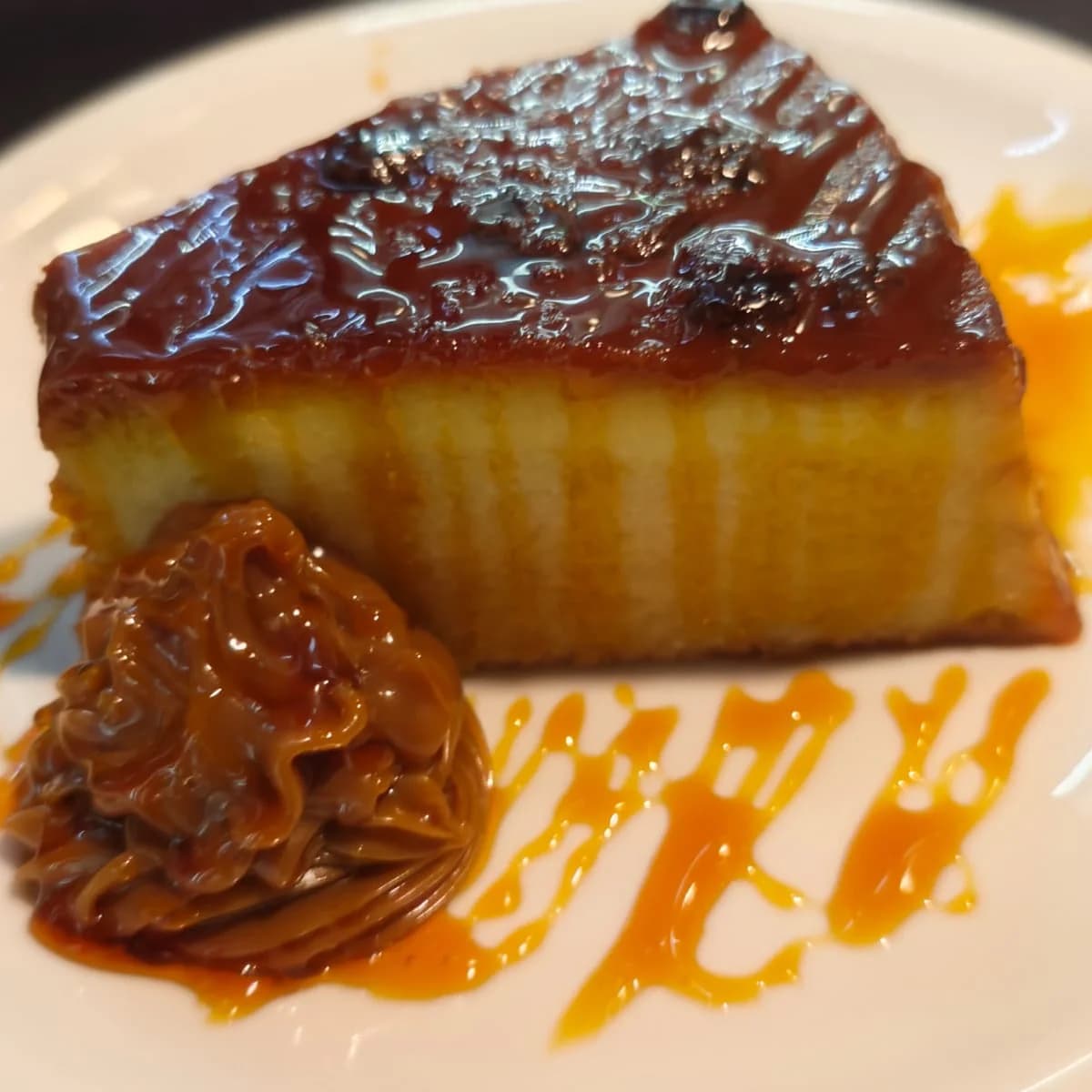 Homemade bread pudding