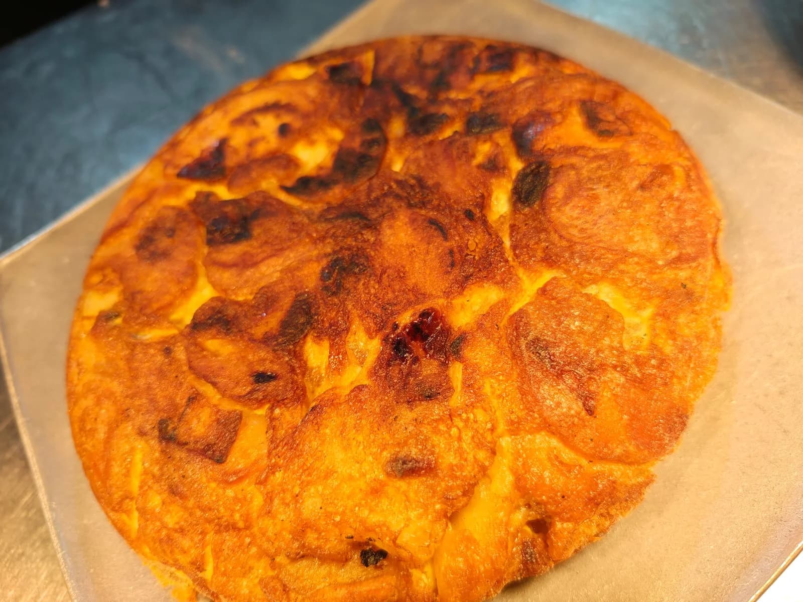 Tortilla con cebolla