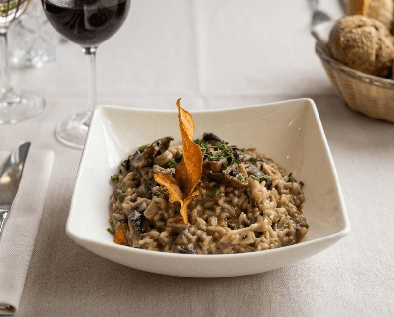 rice with muschrooms