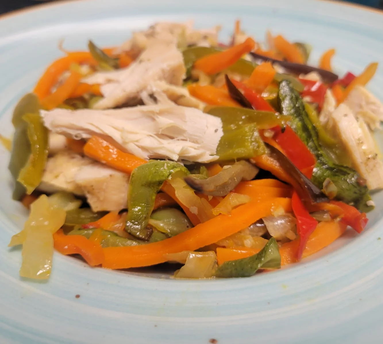 Wok con Pollo