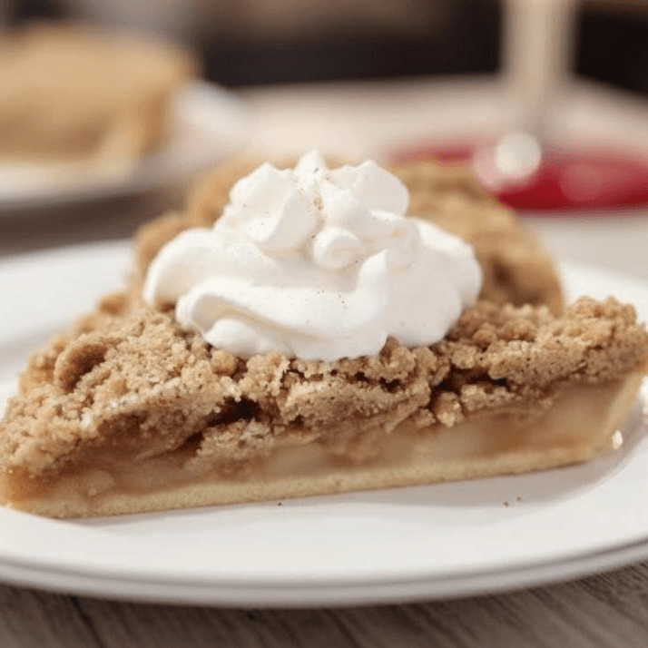 Tarta tibia de manzana