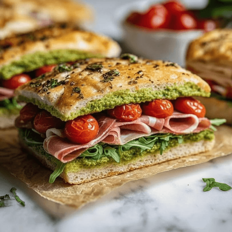 Focaccia o Ciabatta mediterránea