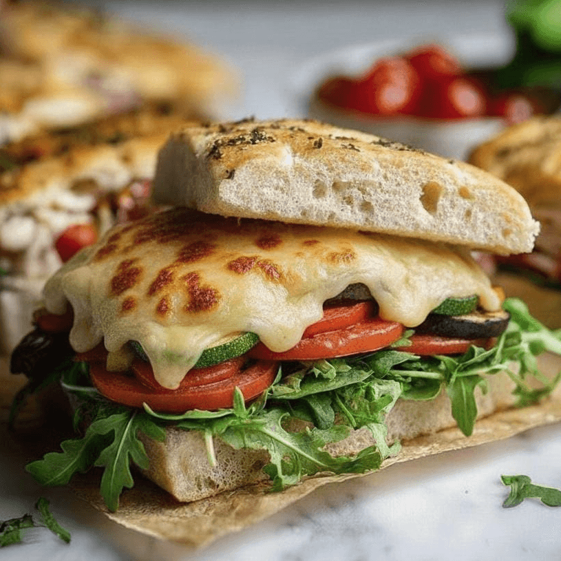 Ciabata o focaccia veggie